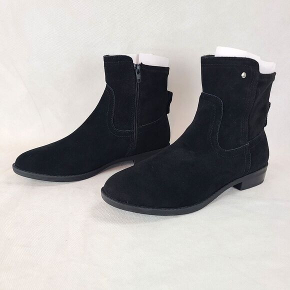 New VERY VOLATILE Women's (7) Lanyon Black Suede Leather Western Ankle Boots - Picture 2 of 10